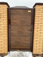 Откатные ворота Prestige 3800x2000 и калитка Prestige 900x2000 Марди Истра