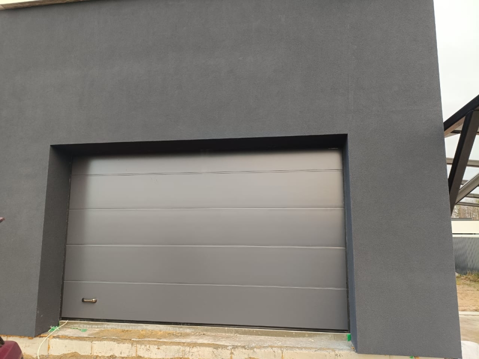 Секционные гаражные ворота Prestige 4000x2550 L-гофр ADS703 Марди Апрелевка