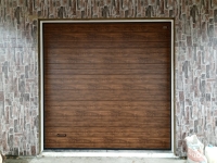 Секционные гаражные ворота серии Prestige 2500х2750 цвет Rustik oak (рустикальный дуб) Марди Апрелевка