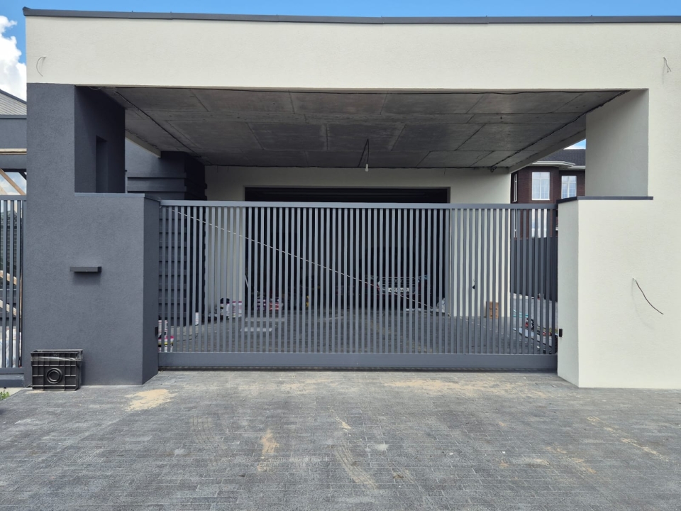 Откатные ворота 4565х1965 и калитка 800х1965 Марди Белгород