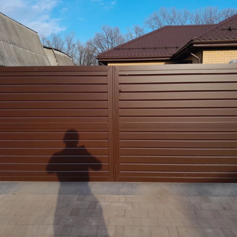 Калитка 1000X1550 и распашные ворота 3760X1545 с приводом TW-4000SKIT Марди Старый Оскол