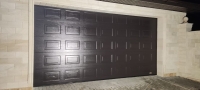 Секционные гаражные ворота Prestige 4525x2570 филенка RAL 7016 серый антрацит Марди Воронеж