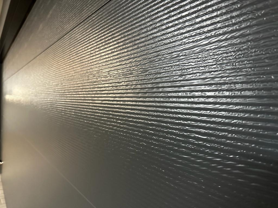 Секционные гаражные ворота Prestige 4100х2290 RAL 7024 серый графитовый микроволна Марди Воронеж