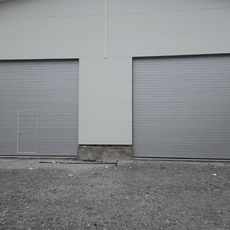 2 промышленных ворот RAL 9007 Серо-алюминевый 4200х4200 Марди Старый Оскол