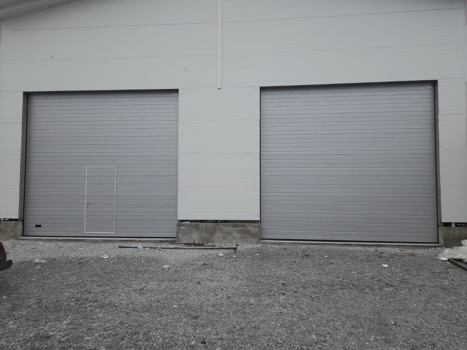 2 промышленных ворот RAL 9007 Серо-алюминевый 4200х4200 Марди Воронеж