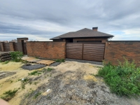 Въездные откатные ворота 3600х2050 цвет рамы RAL 8014 коричневый с автоматикой Марди Белгород