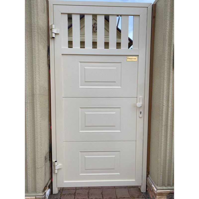 Калитка Prestige 950х2065 RAL 9016 белый Марди Старый Оскол