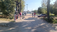 Шлагбаум Алютех на въезд на каток Марди