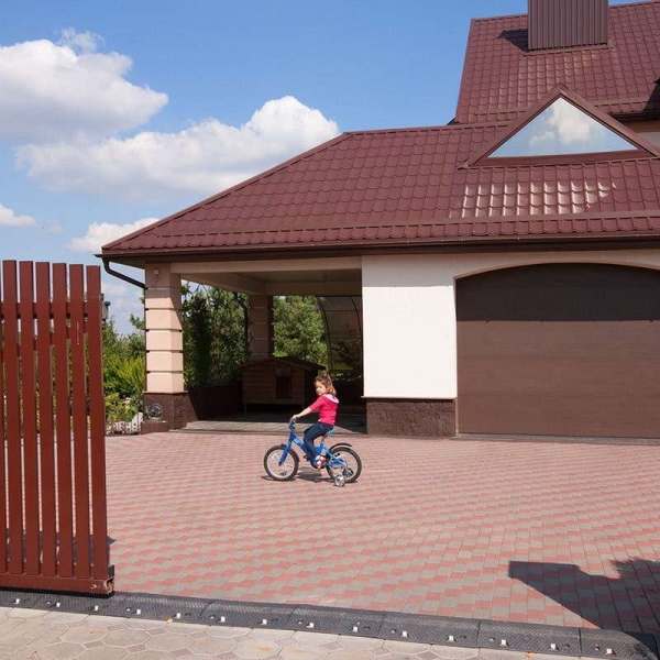 Гаражные секционные ворота ALUTECH Trend 2750×2500 мм Марди Воронеж