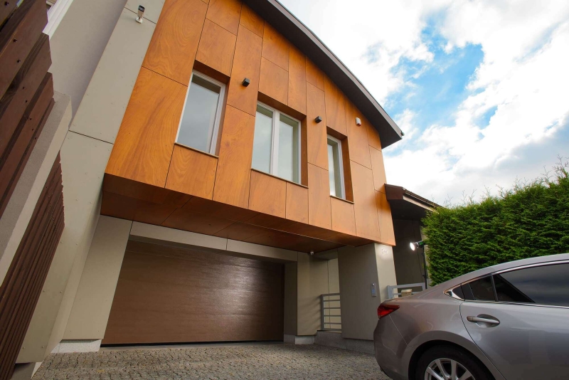 Теплые секционные гаражные ворота ALUTECH Prestige 3000×2500 мм Марди Воронеж