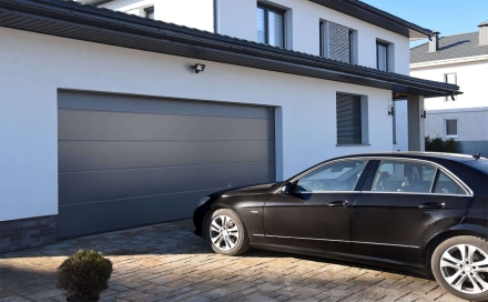 Автоматические секционные гаражные ворота ALUTECH Prestige 2750×2500 мм Марди Воронеж